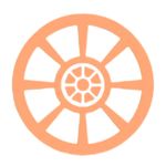 Buddhist Dharma Chakra Logo